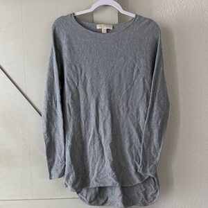 Gray Michael Kors Long Sleeve Top
